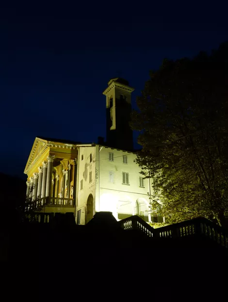 Santuario di sant'Euseo by night