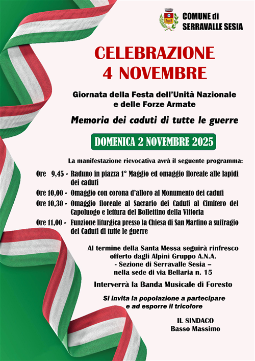 Celebrazione 4 Novembre
