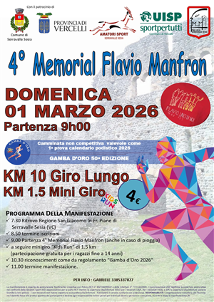 Quarto Memorial Flavio Manfron