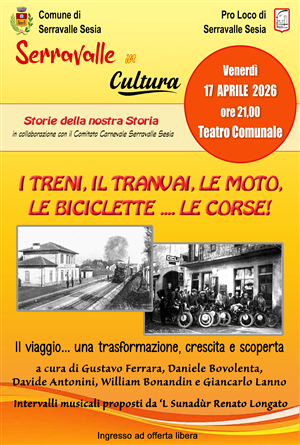 I treni, il tranvai, le moto, le biciclette…le corse!