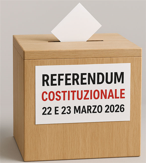 Referendum costituzionale - 22 e 23 marzo 2026